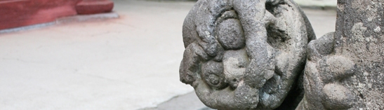 岩木山神社　ファーニー狛犬